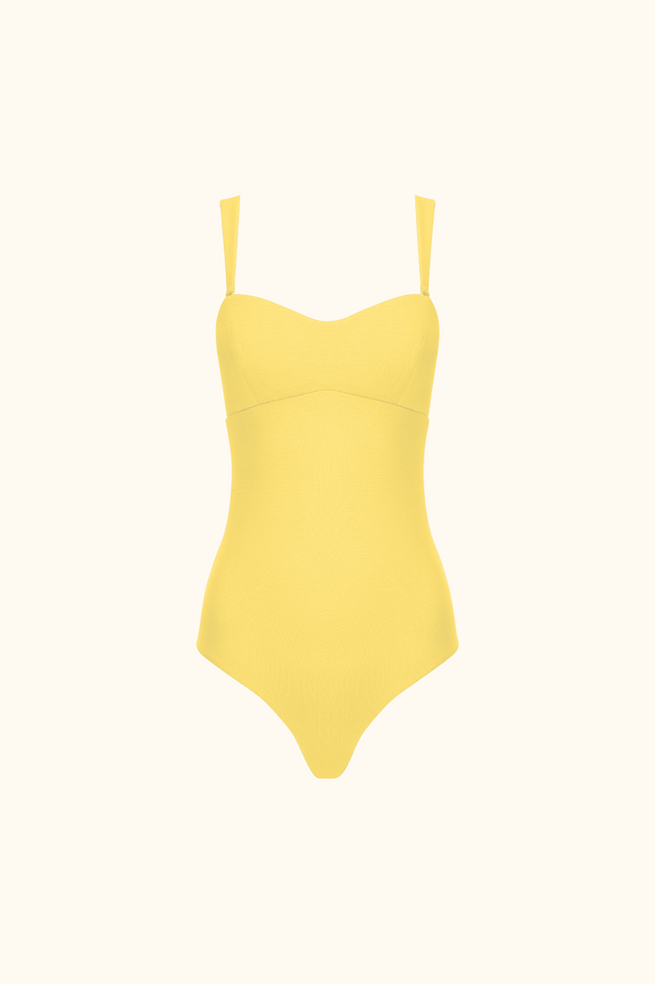 The Laura Swimsuit in Citron