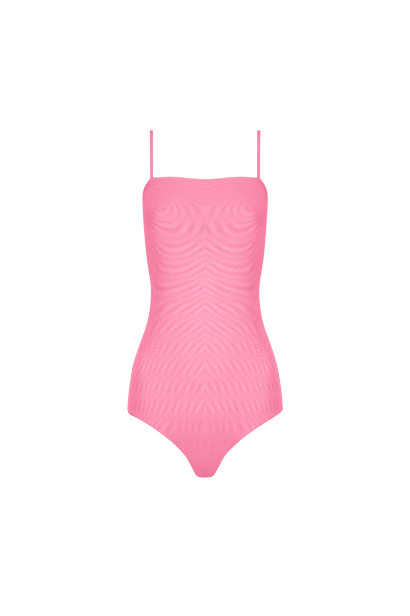 The Edie Swimsuit in Flamingo