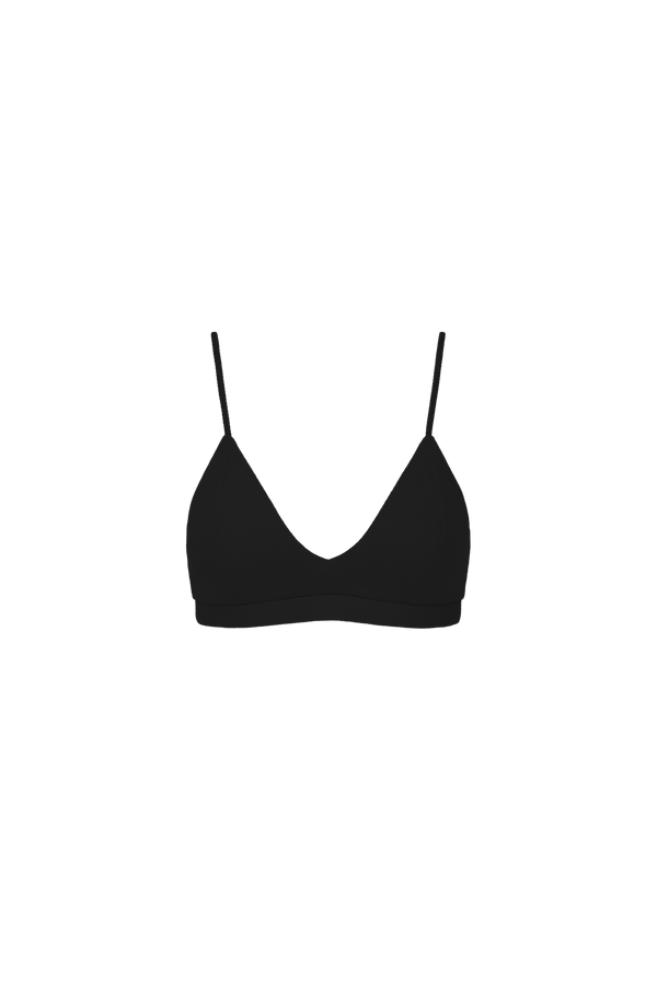 The Grace Bikini Top in Black