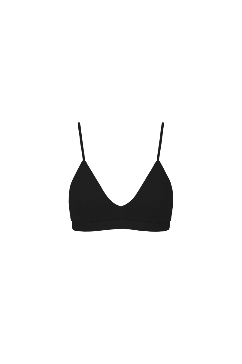 The Grace Bikini Top in Black