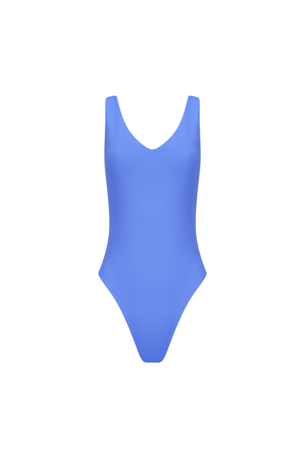 The Milly (HIGH LEG) Swimsuit in Regatta Blue