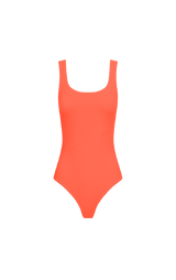 The Poppy Swimsuit in Coral