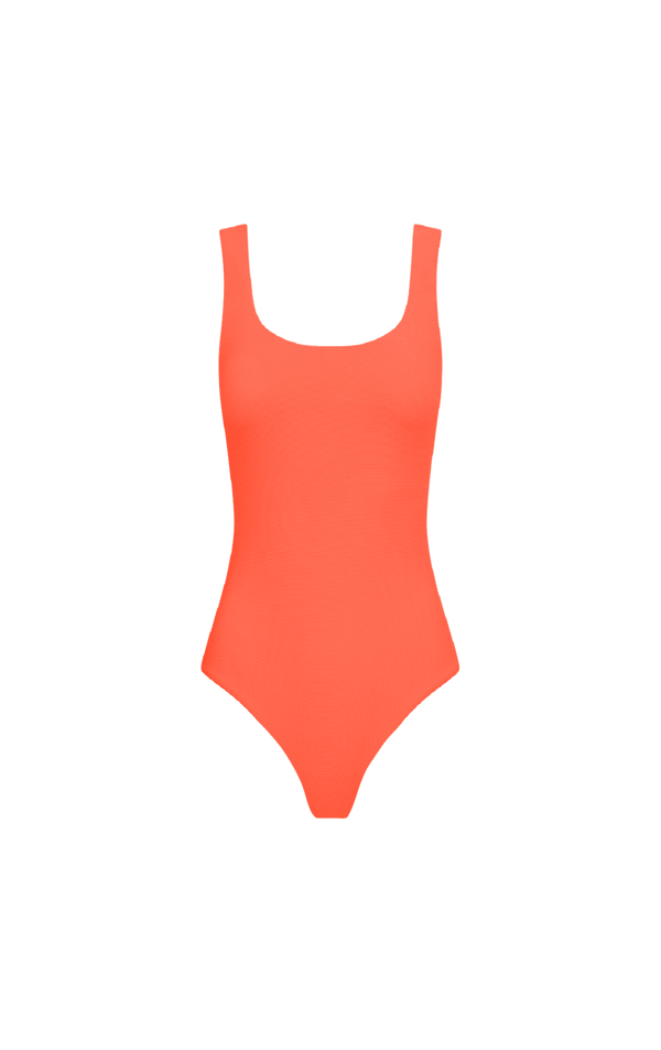 The Poppy Swimsuit in Coral