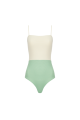 The Edie in Ecru + Pistachio