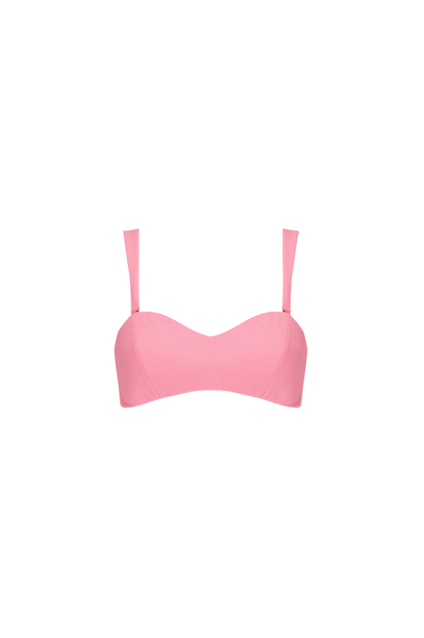 The Isla Bikini Top in Flamingo