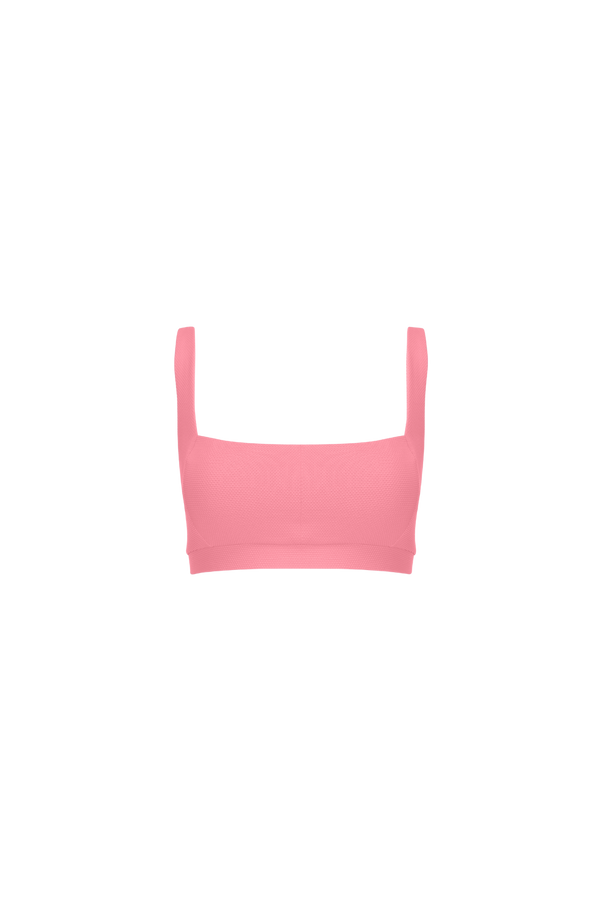 The Jessica Bikini Top in Flamingo