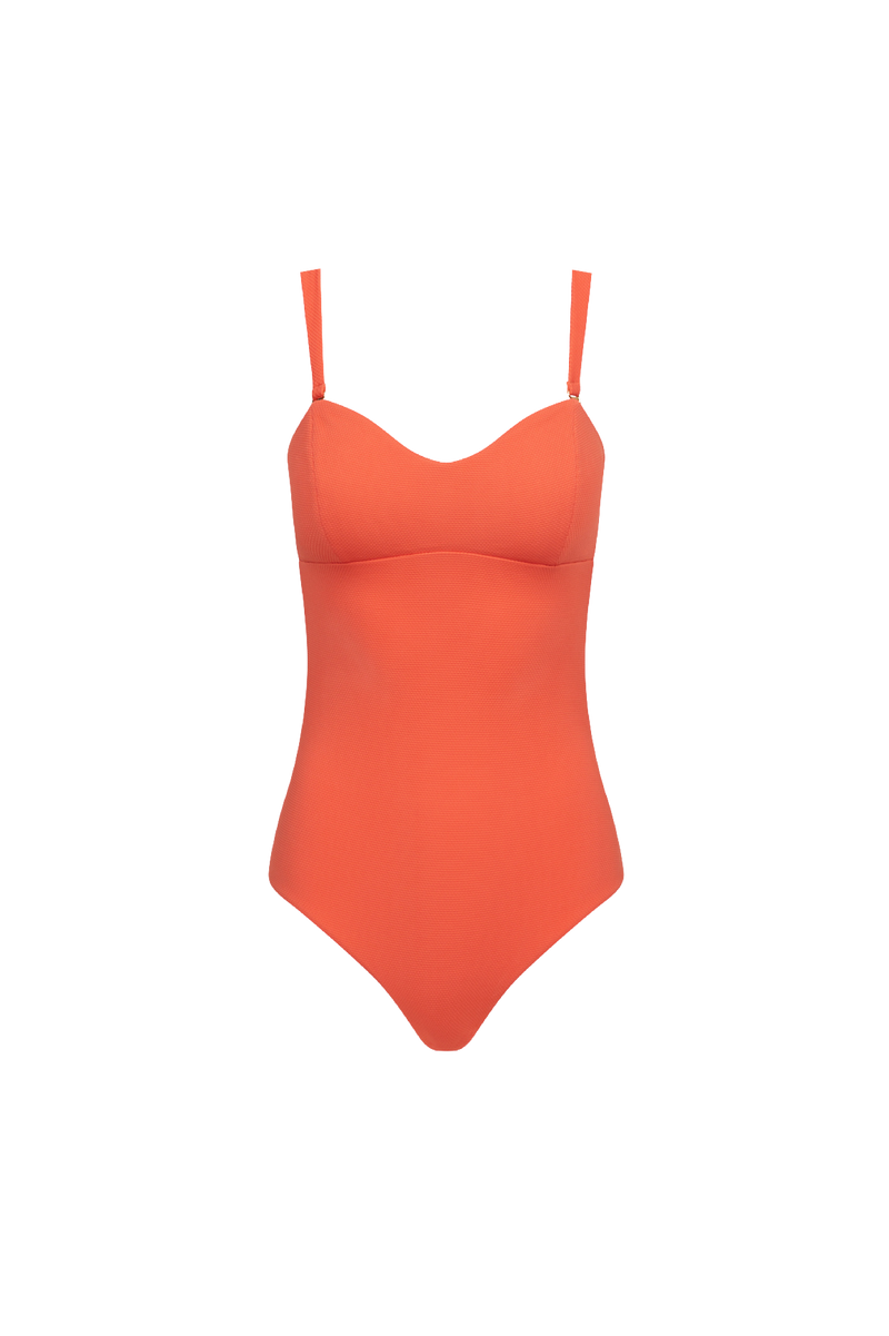 The Laura Swimsuit in Coral