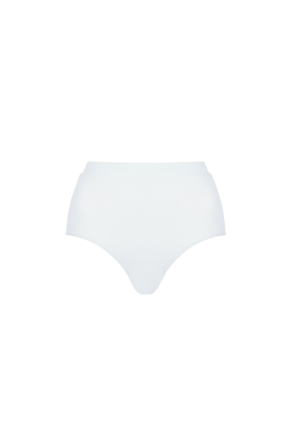 The Lucinda Bikini Bottom in Pure White