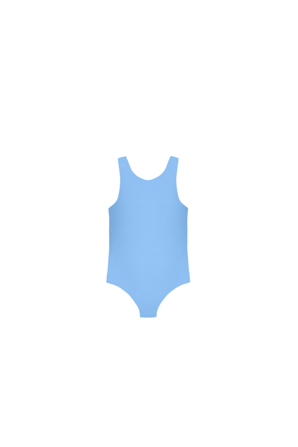 The Mini Poppy Swimsuit in Cool Blue