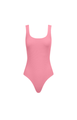 The Poppy Swimsuit in Flamingo