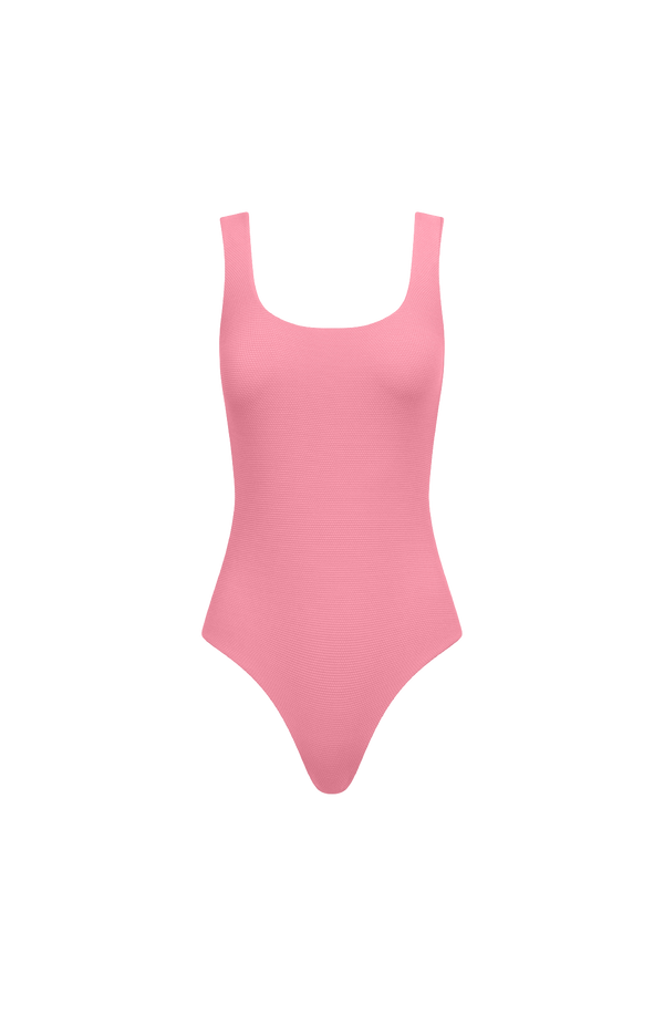 The Poppy Swimsuit in Flamingo