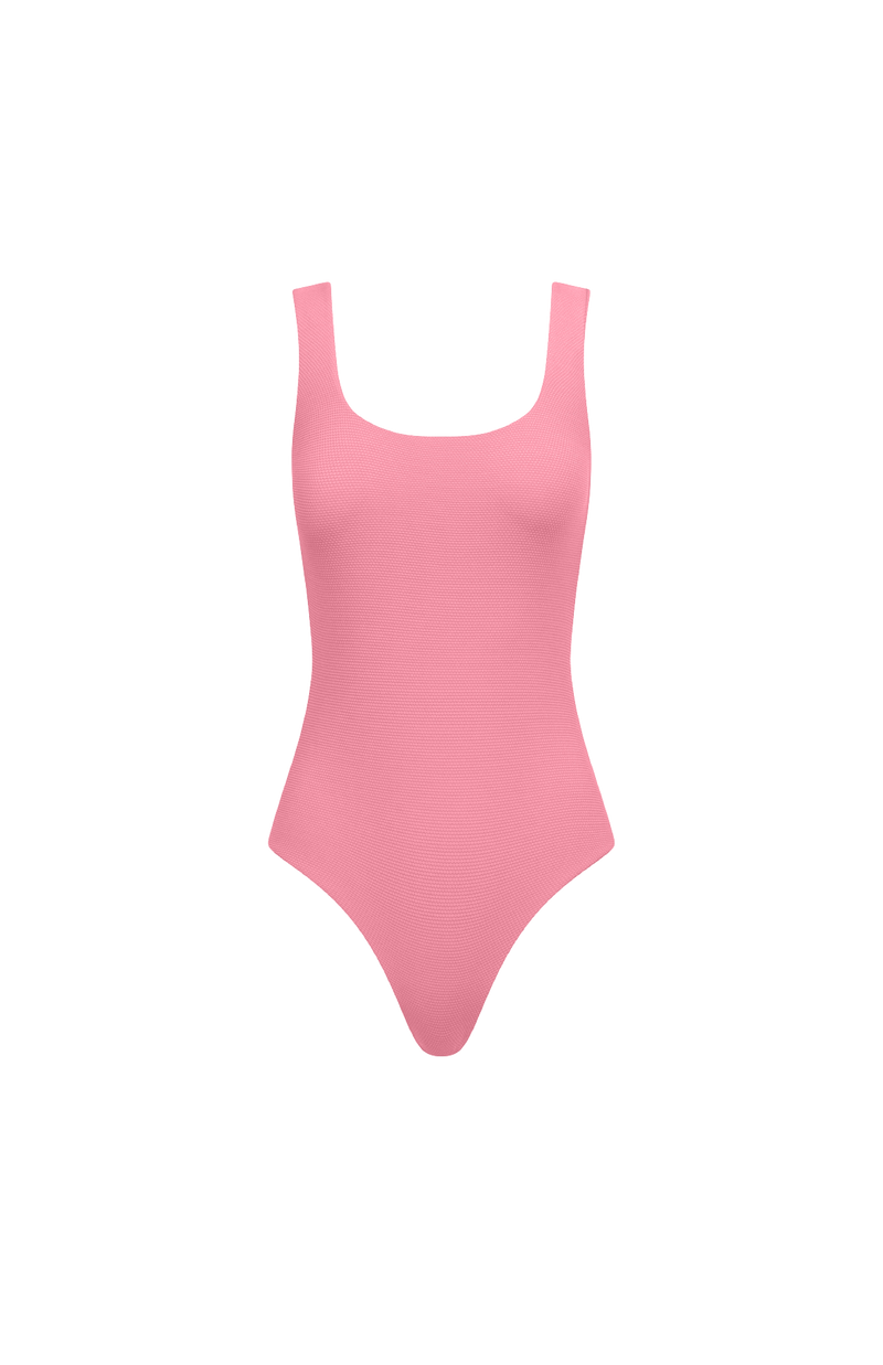 The Poppy Swimsuit in Flamingo