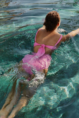 The Isla Bikini Top in Flamingo