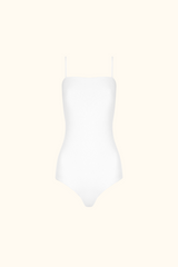 The Edie Swimsuit in Pure White