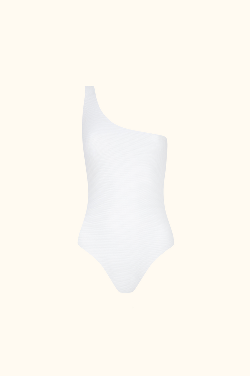 The Emily Swimsuit in Pure White
