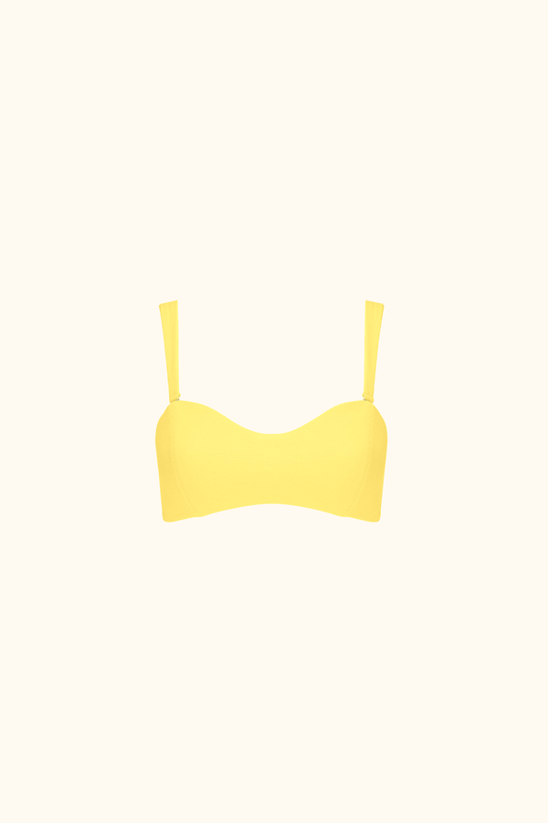 The Isla Bikini Top in Citron