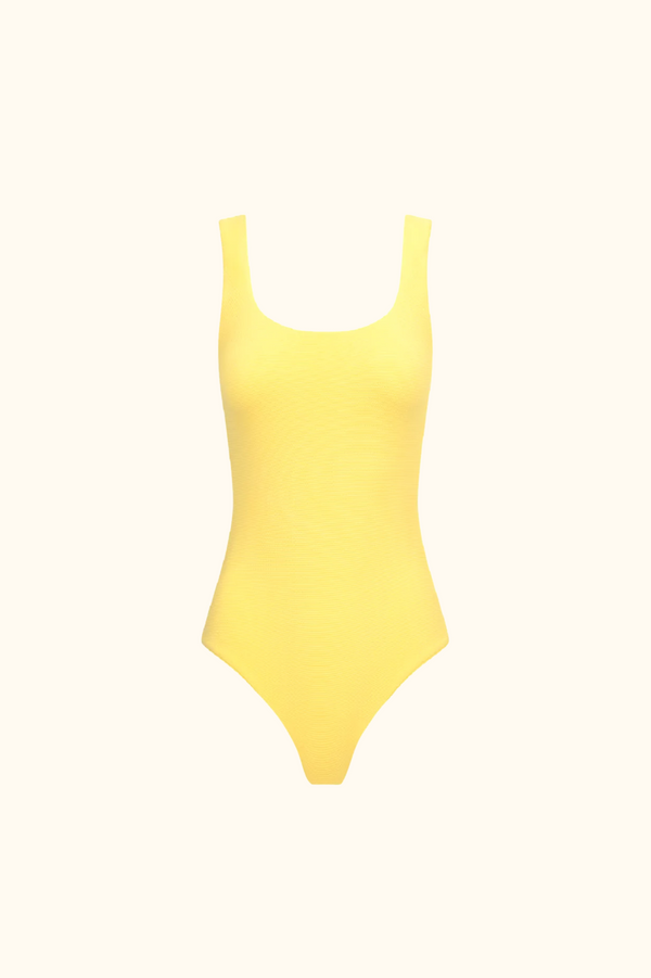 The Poppy Swimsuit in Citron